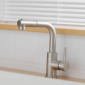 Rubinetto da Cucina Estraibile in Nichel Spazzolato con Doccetta, Rubinetto per Mini Bar e Lavello, e Rubinetto da Bagno di Kitchen Faucets - Product Image 3
