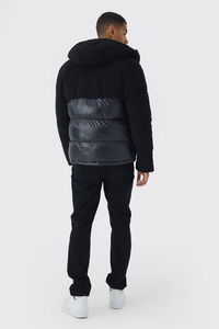 Veste d'hiver matelassée pour homme, fermeture éclair, capuche, dernier design, très chaude en hiver - Product Image 6