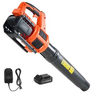 Soffiatore Elettrico a Batteria 20V con Potenza di 800W, Batteria da 2.0Ah, Ricarica Rapida e Funzionamento Silenzioso, Controllo a 2 Velocità - Product Image 1