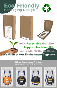 Chất lượng tinh tế bán sỉ Top xếp hạng Loại-C Cáp sạc nhanh, bện, cổng USB-C 2m, 1m, 3ft 6ft <span class=keywords><strong>10ft</strong></span> - Product Image 3