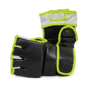 ถุงมือ MMA แบบครึ่งนิ้วสำหรับฝึกซ้อม ปรับสายรัดข้อมือได้ แห้งเร็ว หนังแท้ สำหรับชกมวย ขายส่ง รับผลิตตามแบบ - Product Image 4