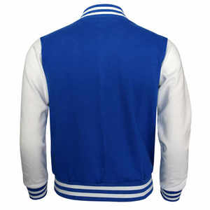 Comfortable Solid Customized Color Plus Size Varsity Jacket <b>Men</b> High Quality Wool Body Leather Sleeves Varsity <b>Men's</b> Jackets - Product Image 6