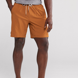 Factory-Made Custom Logo Gym Shorts for Men Comfortable Fitness Wear Solid Design Casual Style Made Men Gym Shorts with cheap - Product Image 1