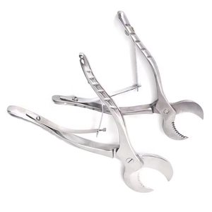 Alicates para cortar yeso, tijeras para yeso, instrumentos dentales, alicates ortopédicos, agarre moleteado, plateados, Clase I - Product Image 2