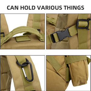 Sacs tactiques multifonctionnels personnalisés, sac à dos de randonnée tactique imperméable sur mesure pour les sports de plein air et les voyages - Product Image 2