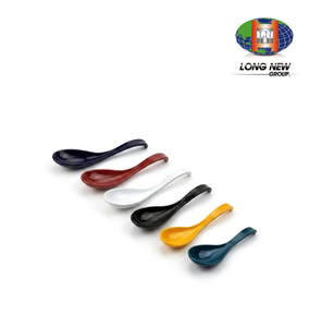 Cuchara de Plástico PET Personalizada LONGNEW PGT para Arroz y Sopa |   Cuchara de Servir Tradicional Asiática Ecológica - Product Image 1
