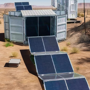 Containerized năng lượng Hệ thống lưu trữ <span class=keywords><strong>10KW</strong></span> có thể gập lại di động di chuyển năng lượng mặt trời <span class=keywords><strong>PV</strong></span> MPPT điều khiển hệ thống pin container - Product Image 3