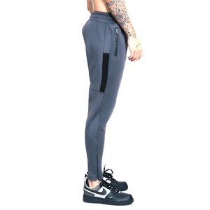 2023 New Arrival Men <b>Trousers</b> Casual Breathable 100% Cotton <b>Elastic</b> <b>Waist</b> High <b>Waist</b> Side Zipper Pockets High Quality Stylish - Product Image 3