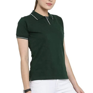 Camisetas Polo de Secado Rápido y Transpirables para Mujer, Corte Ajustado, Precio al por Mayor, Color Sólido, Manga Corta - Product Image 5