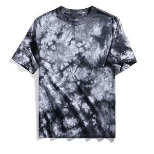 Camiseta de Manga Corta Oversize de Poliéster/Algodón, Cuello Redondo, para Hombre, Talla Grande, Antiarrugas - Product Image 1