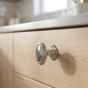 Bouton de meuble élégant en laiton, poignée de tiroir en nickel satiné poli pour la maison, la cuisine, les commodes et le bureau - Product Image 6