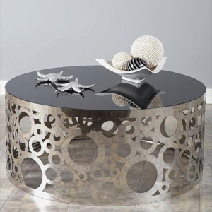 Modern Round Pedestal <b>Table</b> With Conical Base Solid Wood Minimalist Dining & Coffee <b>Table</b> For Home And Hospitality In <b>Low</b> Price - Product Image 5