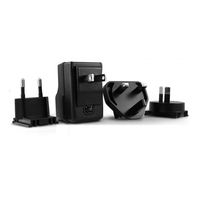 Adaptador de Corriente Médico de 7W, Material de PC, Enchufe Intercambiable Tipo 22V 0.32A, Adaptador de CA/CC para EE. UU., UE, Reino Unido, Australia, China, Japón