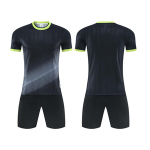 Professional Manufactured 100% Polyester Printed Soccer Uniform for Adult Men Custom Size Gradient Color Four-Way Stretch Custom - Product Image 1