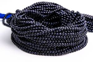 ลูกปัดหินโกลด์สโตนสีน้ำเงินสำหรับทำเครื่องประดับ สร้อยข้อมือ สร้อยคอ งานฝีมือ DIY - Product Image 6