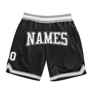 Custom Authentic Casual Basketball Shorts Heat-<b>Transfer</b> Printed Breathable Spandex/Polyester Unisex Elastic Waist Embroidery - Product Image 3
