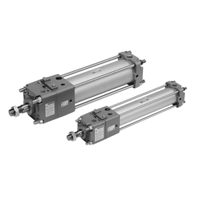 Modèle de cylindre de serrure fin SMC Pneumatics CLA2L50-300-D - Product Image 3