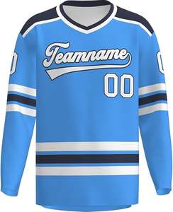 Jersey de Hockey sobre Hielo Personalizado con Bordado Profesional de Poliéster de Secado Rápido al Mejor Precio - Product Image 2