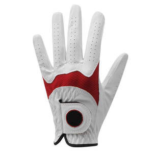 Gants de golf en cuir d'élite personnalisés OEM ODM avec logo, respirants, pour tournois, fabricant sur mesure, vente en gros - Product Image 1