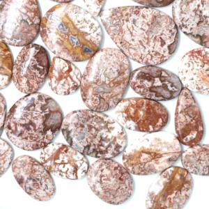 2025 Rosita Jasper cabujón piedras sueltas piedras preciosas verdes mejor calidad superior Natural fantasía ovalada/Pera/cojín marrón 20mm 6mm venta - Product Image 2