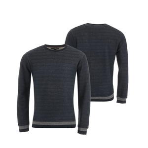 Sweat-shirt à manches longues en molleton brossé doux pour l'hiver, style streetwear oversize, mélange de coton - Product Image 1