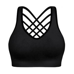 OEM Sports Bra for Women With <b>Padded</b> Yoga Crop Tank Tops Fitness Workout <b>Running</b> Bra Made in Pakistan - Product Image 1