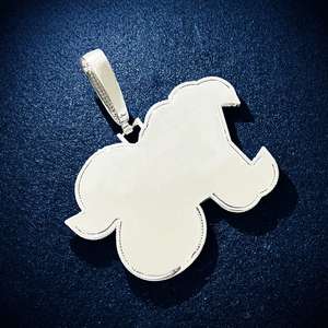 Luxe Hip Hop Diamant Zircon Grand Coeur Pendentif Collier À La Mode Ice Out Rap Déclaration pour Hommes et Femmes - Product Image 5