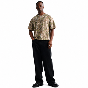Camiseta de Manga Corta para Hombre, Estampado de Camuflaje, Cuello Redondo, Estilo Casual, Tejido de Poliéster - Product Image 4