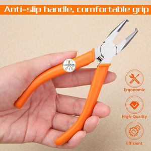 Coupe-embouts à 90 degrés avec lame ultra-affûtée, pince coupante transversale à mâchoires affûtées de 4 mm, pince coupante à bec long - Product Image 5