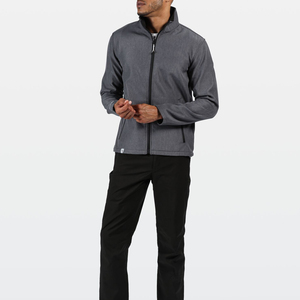 Chaqueta Softshell de Lona para Hombre, con Cierre, Transpirable, Resistente al Viento, Forro Polar para Invierno, Impermeable, Ligera, con Estampado a Cuadros - Product Image 1