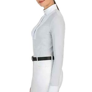 Chemises d'équitation à manches longues pour femmes, tendance, personnalisées, pour filles, avec boutons, pour les concours d'équitation - Product Image 2