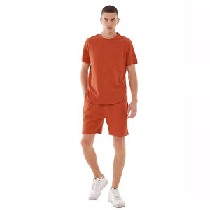 Ensemble T-shirt et short pour homme, respirant, léger, thermique, 2 pièces, livraison directe, vente en gros - Product Image 3