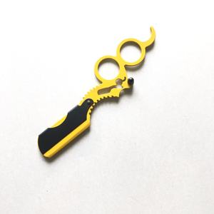 Rasoir professionnel pour barbier, lame simple, acier inoxydable super résistant, léger, pour le rasage humide du visage, du corps et des aisselles, usage en salon de coiffure - Product Image 3
