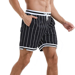 Private Label Men Basketball Shorts Breathable Digital Printing Double <b>Layer</b> Waterproof Quick Dry Nylon Spandex Lightweight - Product Image 5