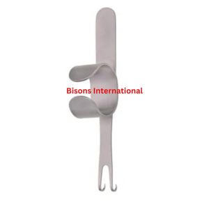 BISONS - Retractor Quirúrgico Manual de Acero Inoxidable Martinez Kilner con Anillo para el Pulgar y 2 Puntas para Rinoplastia - Product Image 1