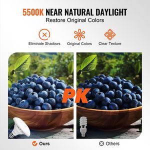 24 in X 24 in Softbox Kit di illuminazione 30W 5500K lampadine a LED regolabile supporto di illuminazione della videocamera - Product Image 3
