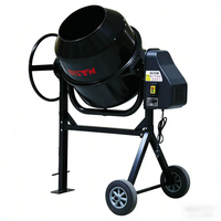 BISON (CHINE) Petite bétonnière électrique portable 120L 140L 160L 180L 200L avec tambour