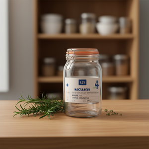 Pot en verre Tarro Conserva de 1,5 L pour le stockage, design élégant et durable - Product Image 2