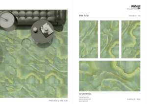 Carrelage en porcelaine Iris classique 600x1200, grand format, effet cristal premium, surface pour murs et sols, utilisation intérieure et extérieure moderne - Product Image 4