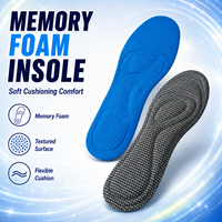 Semelles en mousse à mémoire de forme pour hommes et femmes, respirantes, douces, absorbant les chocs, inserts de chaussures pour le sport, la course à pied et les chaussures décontractées