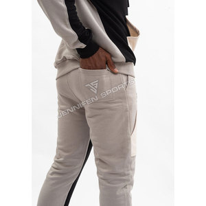 Survêtements Homme Personnalisés Haut de Gamme en Coton Solide 100% Respirant, Séchage Rapide, Légers, avec Poches et Polaire - Product Image 4