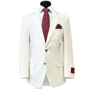 Blazer croisé tendance automne-hiver pour homme – Veste de costume en laine et polyester pour affaires, soirées et fraternités – Vente en gros - Product Image 3