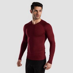 Chemises de compression sportives pour hommes, manches courtes, séchage rapide, coupe athlétique, pour la gym, sous-vêtement de sport, 4 saisons - Product Image 1