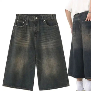 Shorts de Mezclilla Casuales con Cintura Media Estilo Y2K para Mujer, Moda de Verano, 100% Algodón Transpirable, Precio de Fábrica, Venta al Por Mayor - Product Image 5