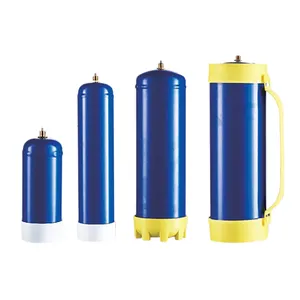 700G Cream Charger Gas Cylinder TPED ISO 11118 Welding Steel Cylinder 1.05L Whipped Cream Charger Tank