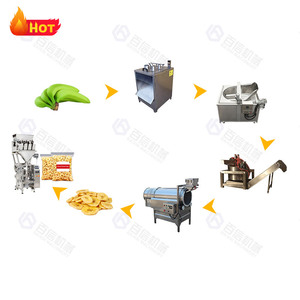 Ligne de production de chips de banane personnalisable Ligne de production de chips de plantain à petite échelle Ligne de production de chips de plantain - Product Image 5