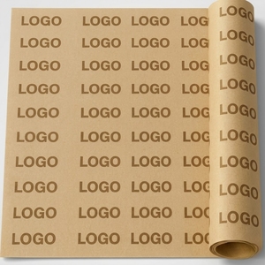 Papel Continuo Impreso con Logotipo, Sin Recubrimiento, de un Solo Color, Diseño Continuo para Impresión, para Empaquetado de Marca y Uso Personalizado - Product Image 1