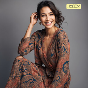 Personnalisé 2025 Vente en gros Vêtements pour femmes Paisley Design Tops et tuniques en coton Polos promotionnels Appliquer au titre du produit - Product Image 3