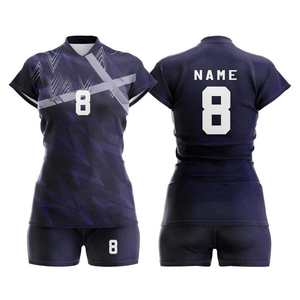 Diseño de Uniforme de Voleibol Personalizado por Sublimación, Último Diseño 2026, Conjuntos de Voleibol para Mujer, Servicio OEM - Product Image 3