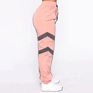 Custom <b>Women</b> <b>Windbreaker</b> Tracksuit Two Piece Set Contrast Panel Sportswear Half Zip Crop Jacket and Cargo Jogger Pants - Product Image 5